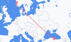 Flights from Stavanger, Norway to Tokat, Turkey