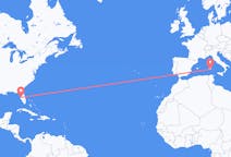 Flyrejser fra Tampa, USA til Cagliari, Italien