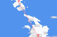 Flyrejser fra Leros, Grækenland til Kalymnos, Grækenland