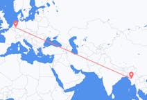 Flyreiser fra Magway, Myanmar (Burma) til Düsseldorf, Tyskland