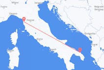 Flyreiser fra Pisa, til Brindisi