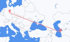 出发地 土库曼斯坦土庫曼巴希目的地 德国埃尔福特的航班