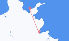 航班从冰岛沃普纳夫约尔市到索斯霍恩市，冰岛塞尔
