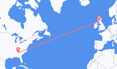 Flyrejser fra Hartsfield–Jackson Atlanta International til Glasgow