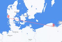 Fly fra Esbjerg til Gdańsk