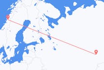 Fly fra Yekaterinburg til Mosjøen