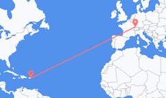 Flyrejser fra Vieques, USA til Mulhouse, Schweiz