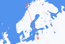 Flights from Svolvær, Norway to Kaunas, Lithuania
