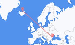 出发地 冰岛格里姆赛目的地 罗马尼亚Constanta的航班