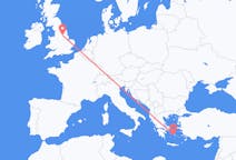 Flights from Parikia, Greece to Doncaster, the United Kingdom