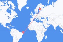Flyrejser fra Recife til Helsinki