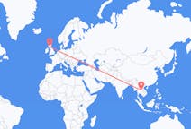 Flyrejser fra Khon Kaen, Thailand til Glasgow, Skotland