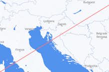 Flyg från Ajaccio, Frankrike till Debrecen, Ungern