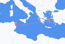 Flights from Monastir, Tunisia to Mykonos, Greece