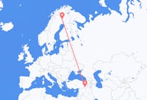 Flights from Mardin, Turkey to Pajala, Sweden