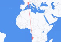 Flyreiser fra Lubango, Angola til Toulon, Frankrike