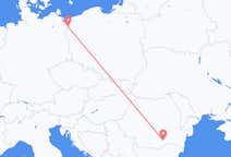 Vluchten van Szczecin, Polen naar Boekarest, Roemenië