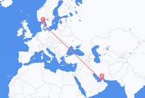 Flights from Dubai, United Arab Emirates to Aalborg, Denmark