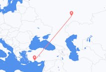 Flyg från Samara, Ryssland till Antalya, Turkiet