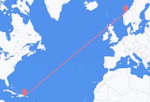 Flyrejser fra Punta Cana til Molde