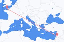 Flyreiser fra Damaskus, til Saint Helier