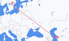 เที่ยวบิน จาก Türkmenbaşy, เติร์กเมนิสถาน ไปยัง ลินเชอปิง, สวีเดน