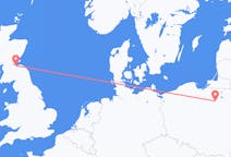 Flights from Szymany, Szczytno County in Poland to Edinburgh in Scotland