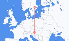 Flyreiser fra Zagreb, Kroatia til Norrköping, Sverige