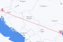 Flights from Ljubljana, Slovenia to Burgas, Bulgaria
