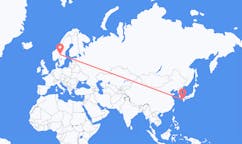 Flights from Nagasaki, Japan to Rörbäcksnäs, Sweden