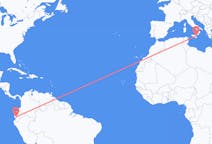 Flights from Guayaquil, Ecuador to Catania, Italy