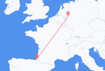 Flyg från Biarritz, Frankrike till Düsseldorf, Tyskland
