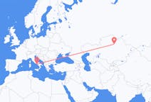 Flyg från Nur-Sultan till Neapel