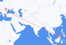 Flyreiser fra Sandakan, til București