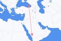 Flights from yemen, Saudi Arabia to Trabzon, Turkey
