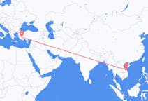出发地 越南出发地 岘港市目的地 土耳其代尼茲利的航班
