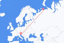 Flights from Pula, Croatia to Naryan-Mar, Russia