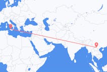 Flights from Điện Biên Phủ, Vietnam to Palermo, Italy