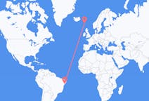 Flyg från Aracaju, Brasilien till Sørvágur, Färöarna