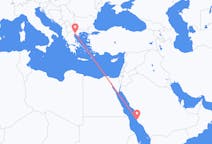 Flyreiser fra Jidda, Saudi-Arabia til Thessaloniki, Hellas