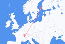 Flights from Mariehamn to Geneva