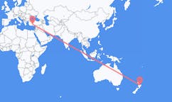 뉴질랜드 와카타네에서 출발해 터키 코냐에게(으)로 가는 항공편