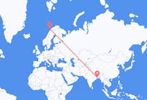 Flights from Kolkata, India to Andenes, Norway