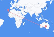 Flyg från Adelaide, Australien till La Palma, Spanien