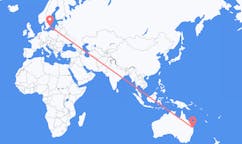Flyrejser fra Sunshine Coast Region, Australien til Kalmar, Sverige