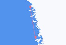 Lennot Kullorsuaqista, Grönlanti Upernavikiin, Grönlanti