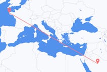 Flights from Ha il, Saudi Arabia to Brest, France
