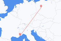 Flights from Nice in France to Poznań in Poland