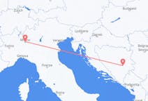 Flyrejser fra Sarajevo til Milano