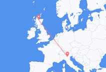 Flyreiser fra Inverness, Skottland til Verona, Italia